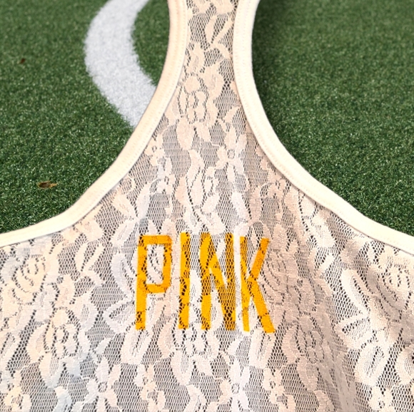 Victoria's Secret PINK Pittsburgh Pirates Lace Tank Size Small - Picture 3 of 5